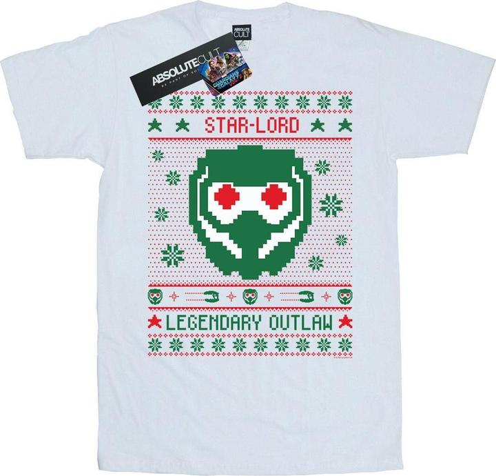 Guardians Of The Galaxy Vol. 2 Star Lord Fair Isle TShirt (S)