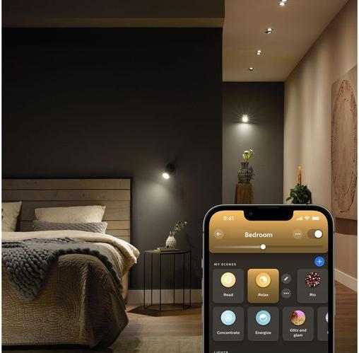 Produktbild Philips Hue White Ambiance (GU10, 4.20 W, 350 lm, 3 x, E)