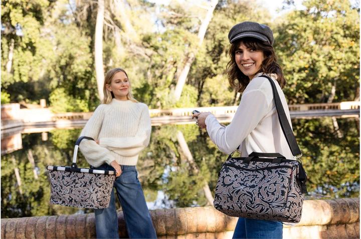 Actual product image reisenthel Shopping Basket Carrybag baroque 22 l, Marble