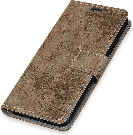 Actual product image MU Style Vintage Leather Bookcover Series (Xiaomi Redmi 6)