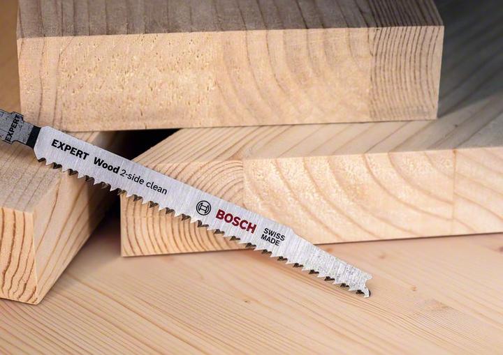 Image du produit Bosch Professional Zubehör Lame de scie sauteuse EXPERT 'Wood 2-side clean' T 308 B, 3 pièces
