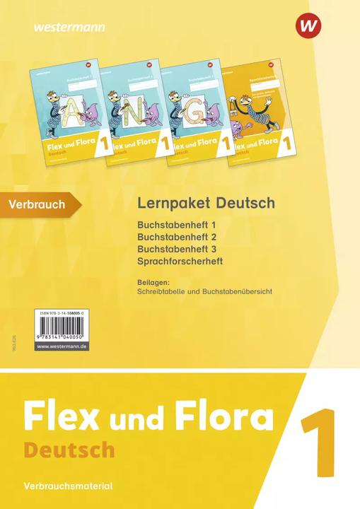 Flex und Flora - Ausgabe 2021. Themenhefte 1 Paket DS (Deutsch, Westermann Schulbuchverlag, 2020)