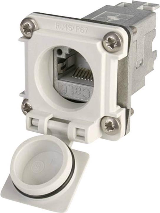 Produktbild Telegärtner RJ45 Steckverbinder STX V6 Flanschset Variante 6