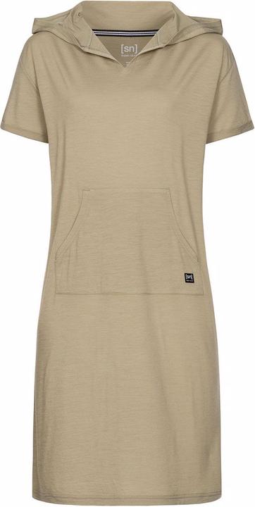 Super Natural Hooded Kleid