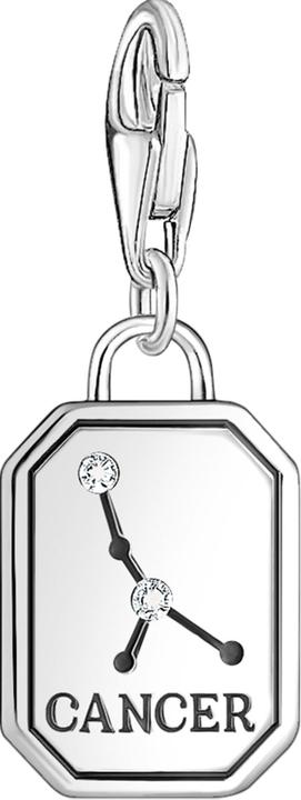 Produktbild Thomas Sabo Charm-Anhänger Sternzeichen Krebs mit Steinen Silber (925er Silber)
