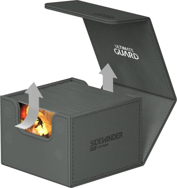 Actual product image Ultimate Guard Sidewinder 133+ XenoSkin Monocolor Gris