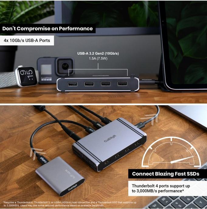Image du produit CalDigit Thunderbolt 4 Element (Thunderbolt, 8 Ports)