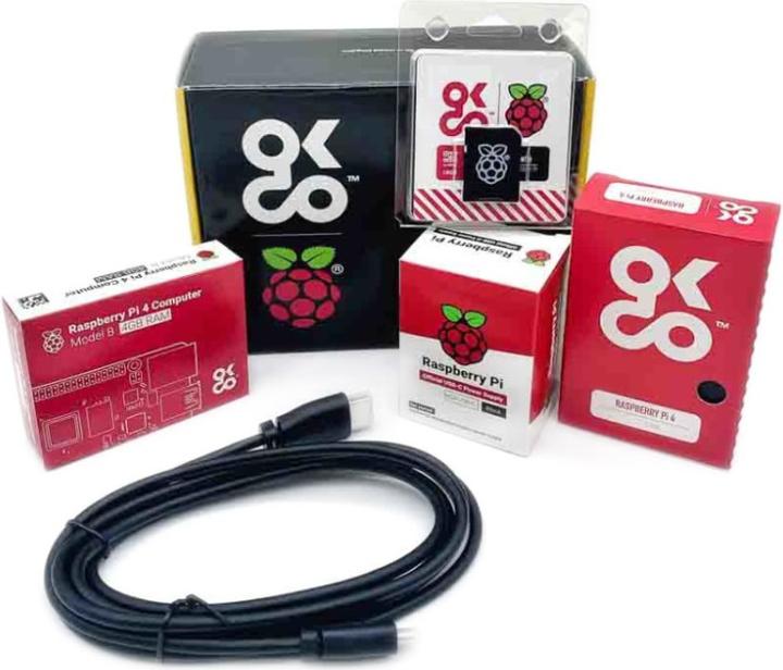 Immagine prodotto Raspberry Pi 4 4G Basic Kit 4G incl. HDMI + 16GB SD