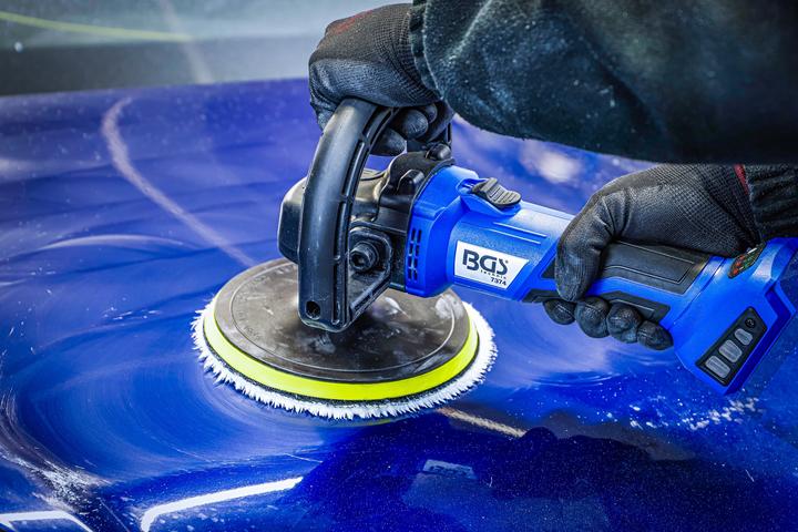 Produktbild BGS Akku-Polier- und Schleifmaschine | bürstenlos | 18 V | ohne Akku (Exzenterpolierer)