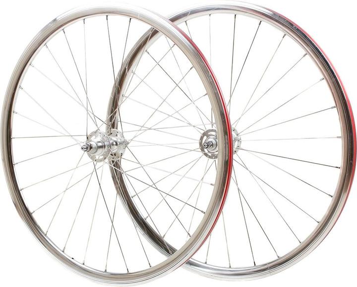 Produktbild Novatec Singlespeed/Fixed Laufradsatz - silber poliert (28")