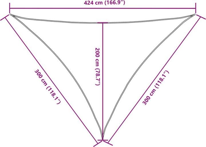 Immagine prodotto VidaXL Tenda da sole (300 x 300 x 424 cm)