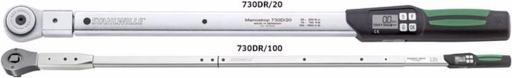Produktbild Stahlwille 96501810 - Grundgerät mit Einsteckwerkzeug Umschaltknarre (1/2", 90 Nm, 100 Nm)