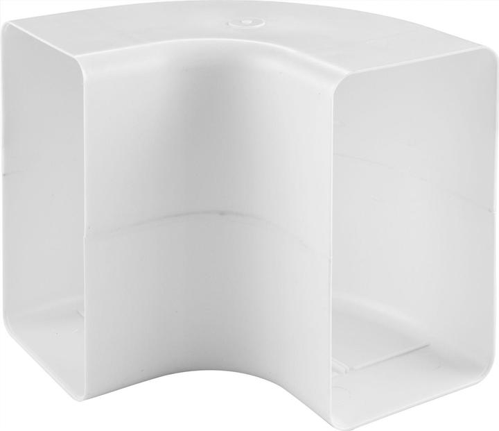 Produktbild IKM Flachkanal System 125 Eckverbinder Lüftungskanal Kurve vertikal 90° Kunststoff