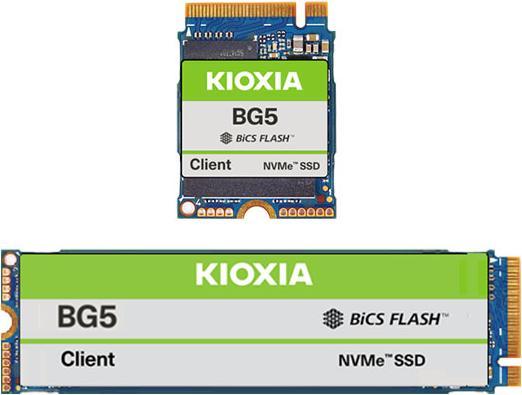 Actual product image Kioxia KBG50ZNV256G Internal Solid State Drive M.2 256 GB PCI Express 4.0 BiCS FLASH TLC NVMe (256 GB, M.2 2230)