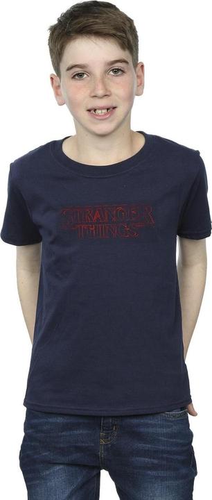 Produktbild Netflix Stranger Things Glow Logo TShirt Jungen (152, 158)