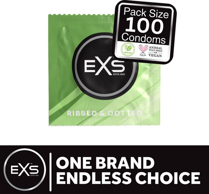 Produktbild EXS Ribbed & Dotted (100 Stk.)