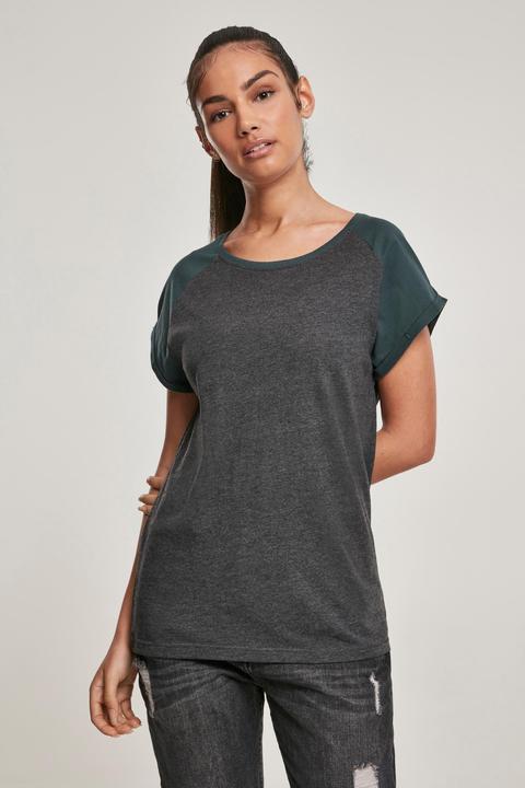 Immagine prodotto Urban Classics Tee Raglan a contrasto da donna (XXL)