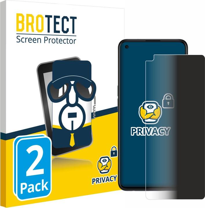 Immagine prodotto BROTECT Pellicola privacy antispia Pellicola di protezione dalla luce blu (2 Pezzo/i, Oppo Find X3 Lite)