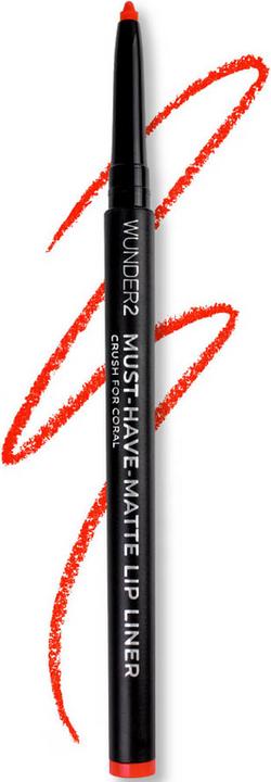 Actual product image Wunder2 Must-Have Matte Lip Liner Crush for Coral 0.35