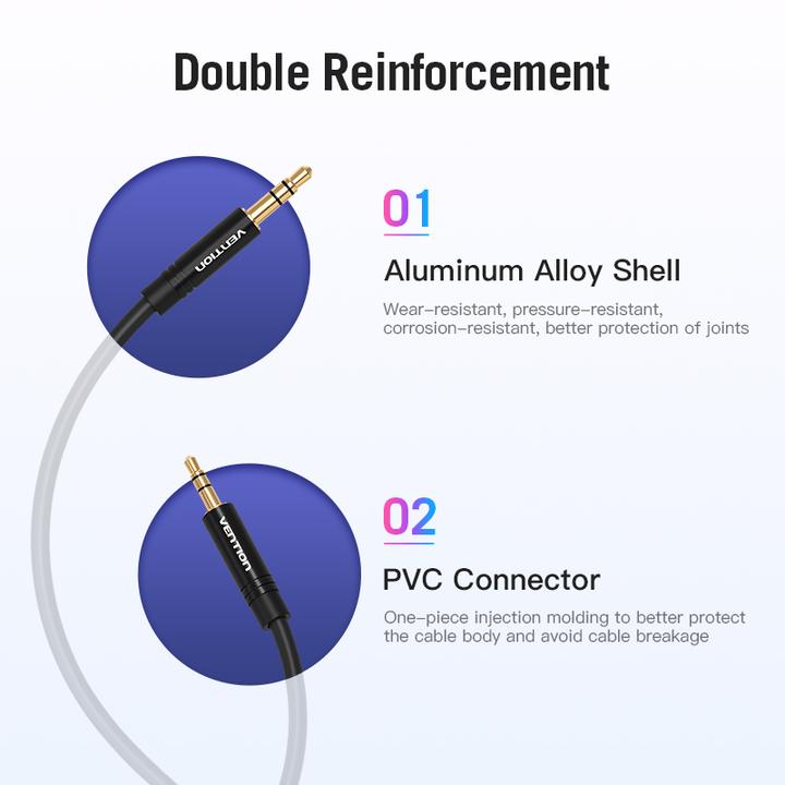 Produktbild Vention 3.5 mm Klinke – 2.5 mm Klinke (2 m, 2.5mm, 3.5mm Klinke (AUX))