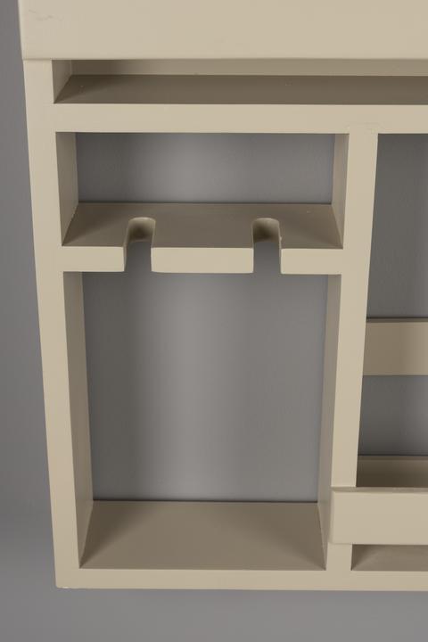 Actual product image Dutchbone Myron Wine Shelf Beige