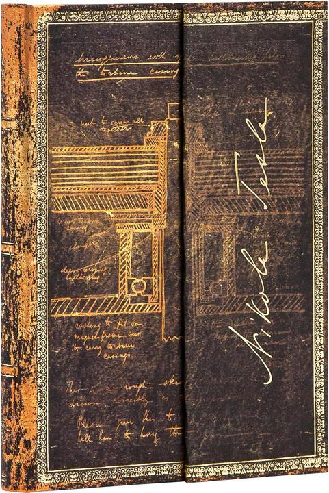 Produktbild Paperblanks Faszinierende Handschriften Tesla, Skizze einer TurbineMiniLIN (Liniert)