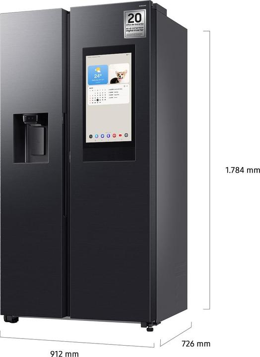 Produktbild Samsung RS90F66BEFEF Family Hub (RS90F66BEFEF) (614 l)
