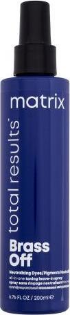 Immagine prodotto Matrix Total Results Brass Off Spray per Capelli Neutralizzante Toni Gialli 200Ml (200 ml)