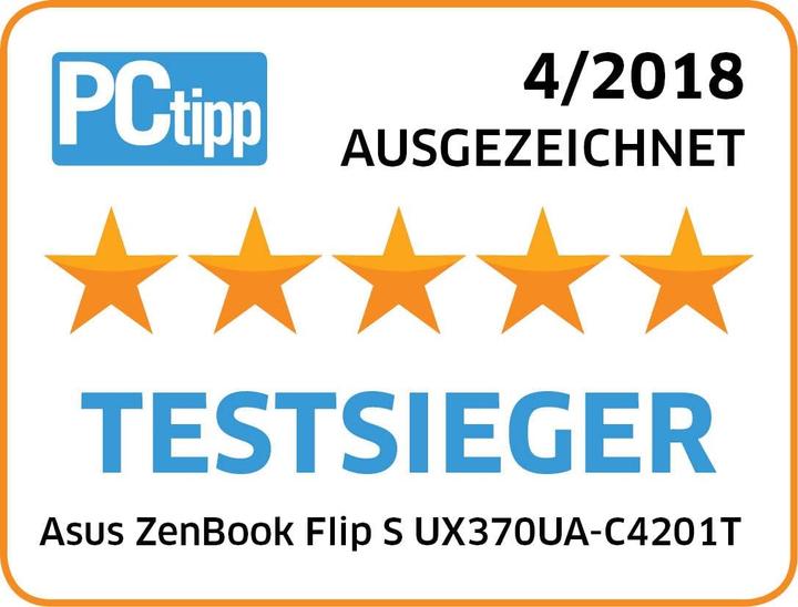 Actual product image ASUS ZenBook Flip S UX370UA-C4201T (13.30", Intel Core i7-8550U, 16 GB, 512 GB)
