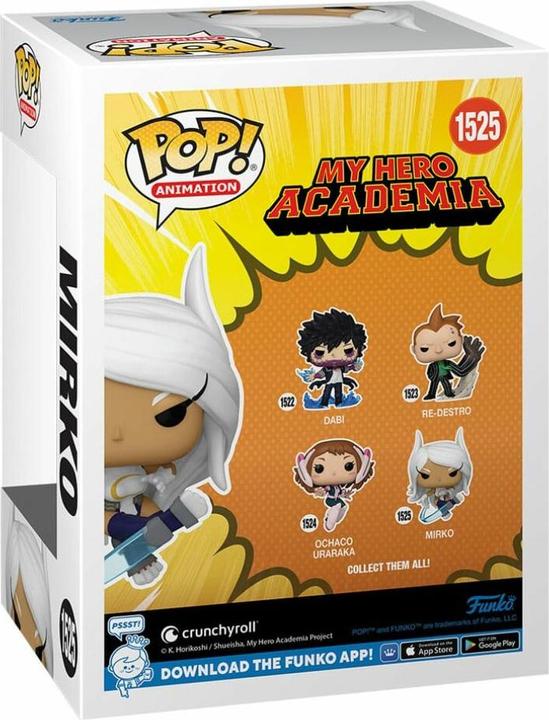 Actual product image Funko MY HERO ACADEMIA - POP Animation N° 1525 - Mirko