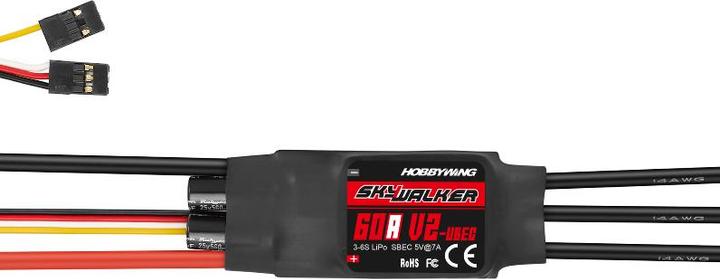Immagine prodotto Hobbywing Skywalker V2 60A 3-6s, 7A BEC