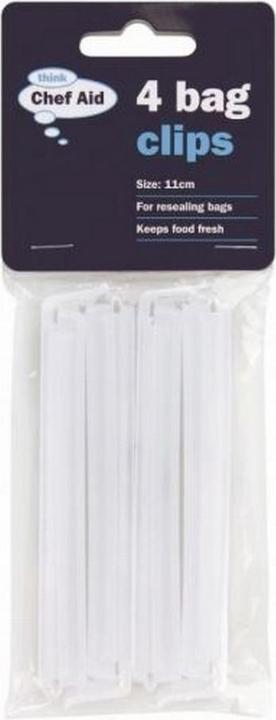 Produktbild Chef Aid Beutel KunststoffClips (4 StückPackung) (4 x)