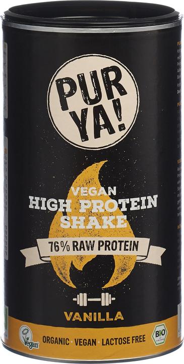 Pur Ya! Vegan High Protein Shake Vanilla Bio (Vanille, 550 g)