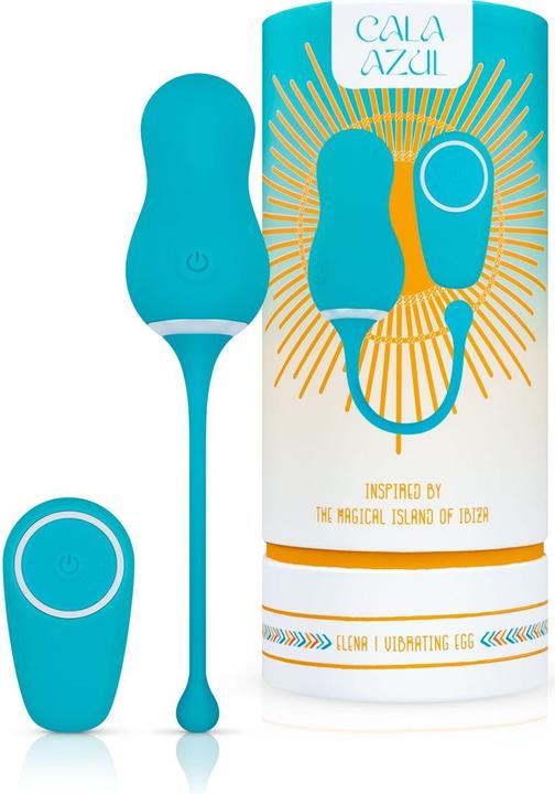 Produktbild Easytoys Elena Vibrationsei mit Fernbedienung Azul