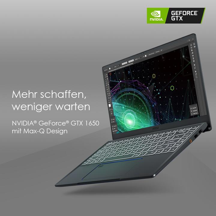 Image du produit MSI Prestige 14 (14", Intel Core i7-10710U, 16 Go, 1000 Go, DE)