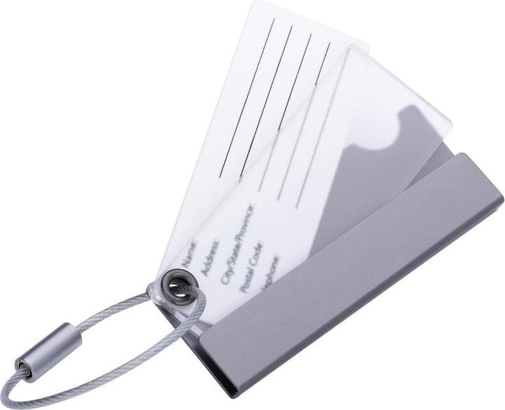 Actual product image Troika ADRESSAT Etiquette de valise, argenté (Locks & Trailers)