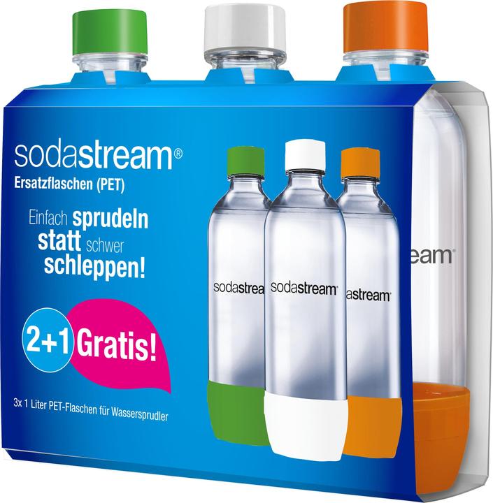 Image du produit SodaStream Bouteilles PET 2+1 pack 1L