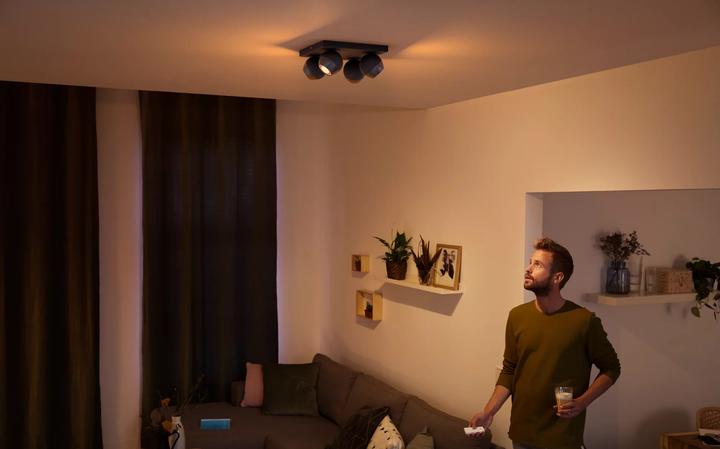 Actual product image Philips Hue Buckram Base (1000 lm, GU10)