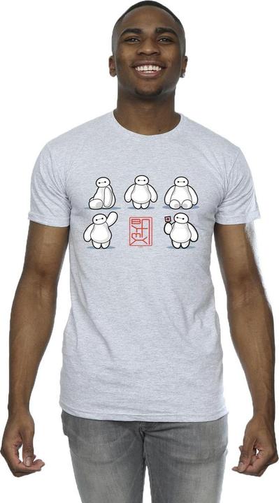 Immagine prodotto Disney Big Hero 6 Baymax Many Poses Maglietta Uomo (XL)