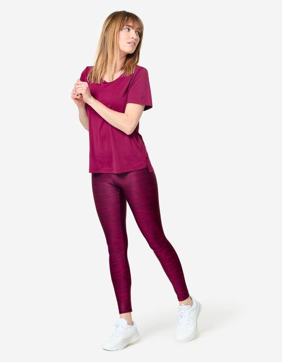 Image du produit Domyos Legging de fitness taille haute femme, imprimé gris (W26/L30)