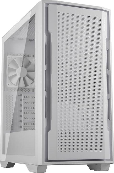 Actual product image Cougar Uniface White| PC Case | Mid Tower / Mesh Front Panel / 2 x ARGB Fans / TG Left Panel (Mini-ITX, SSI CEB, mATX, ATX)