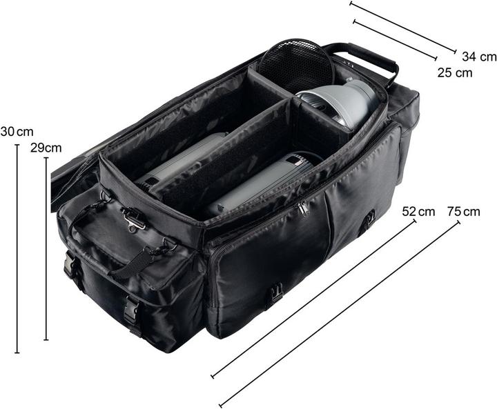 Actual product image Walimex Photo and studio bag XXL (Camera shoulder bag, 13 l)