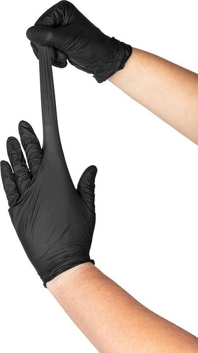 Actual product image Neo Gloves nitrile, black, 100 pieces, size L (L)