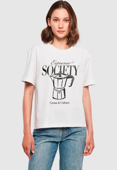 Actual product image Miss Tee Espresso Society Tee - 187379 (XS)