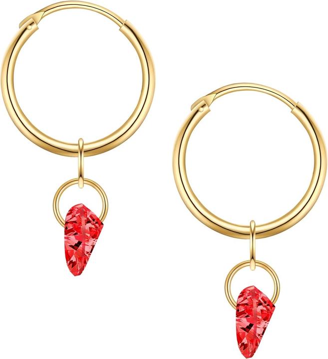 Actual product image Rafaela Donata Ladies earrings heart sterling silver - 35428 (Sterling Silver)