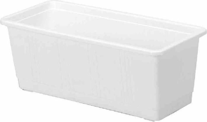 Geli Blumenkasten Standard Kunststoff 60x17x14 cm weiss (17 cm)