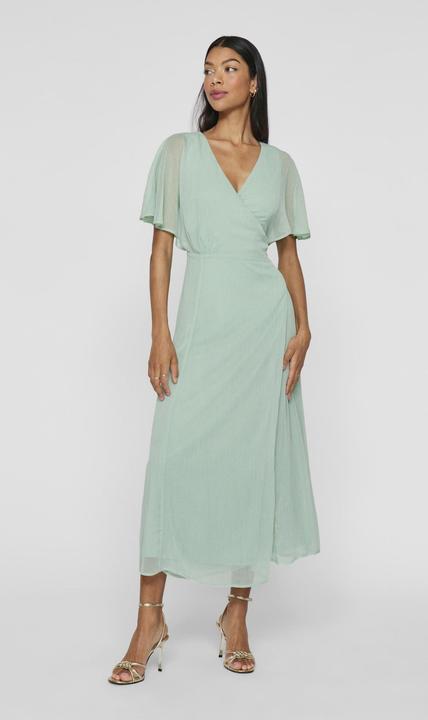 Produktbild Vila Kurzärmeliges Maxi Wickelkleid (38)