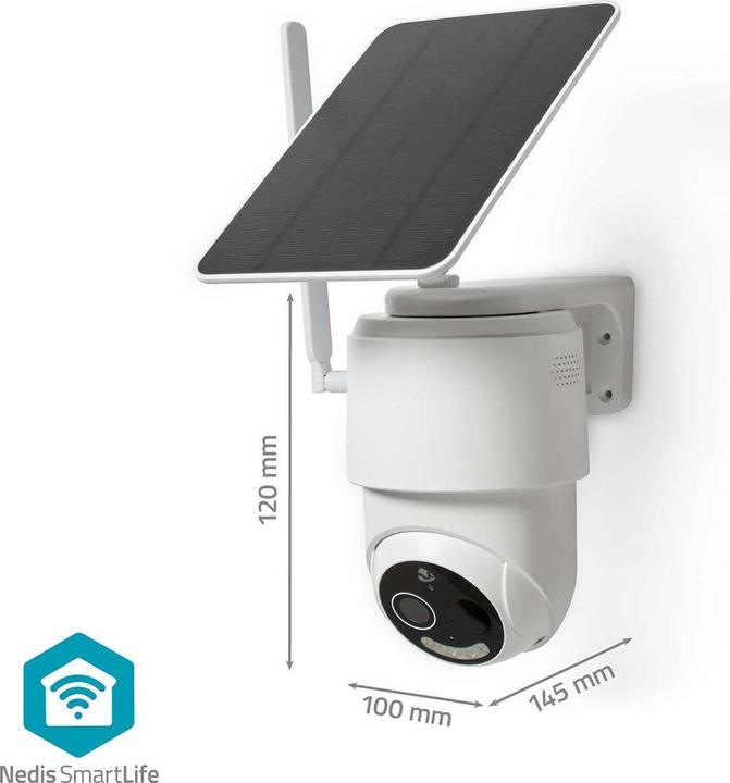 Productafbeelding Nedis SmartLife buitencamera | 4G | Full HD 1080p | Pan kantelen | IP65 | Cloud opslag (optioneel) / micr (1920 x 1080 Pixels)