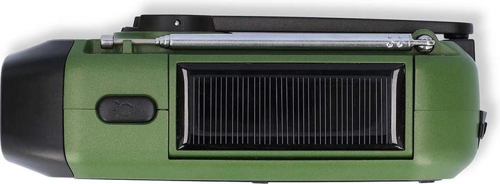 Actual product image Nedis Emergency radio | Portable version | DAB+ / FM | Battery-powered / Hand crank / Solar power (DAB+, FM)