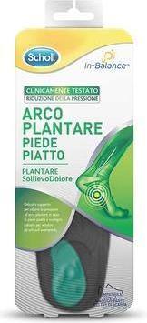 Immagine prodotto Scholl Solette ortopediche In-Balance con supporto per l'arco plantare per piedi piatti taglia S (37-39,5)